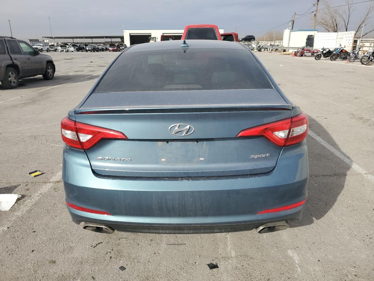 2015 Hyundai Sonata VIN 5NPE34AF8FH074107 Copart auction photo, front end damage thumbnail 6