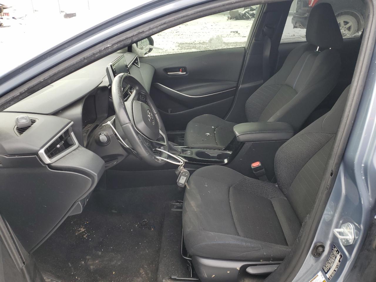 2020 Toyota Corolla VIN JTDS4RCE2LJ031757 Copart auction photo, side / front end damage thumbnail 7
