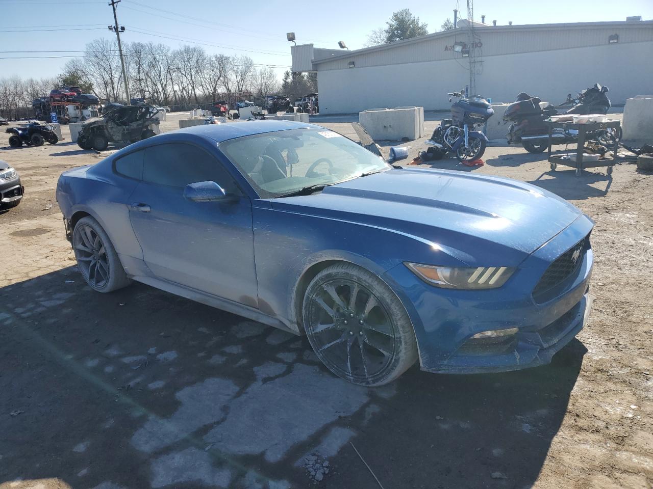 2017 Ford Mustang VIN 1FA6P8AM0H5351579 Copart auction photo, rear end damage thumbnail 4