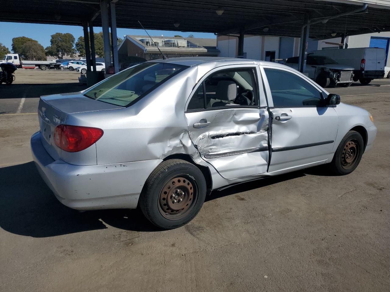 2008 Toyota Corolla VIN 1NXBR32E68Z037157 Copart auction photo, side damage thumbnail 3