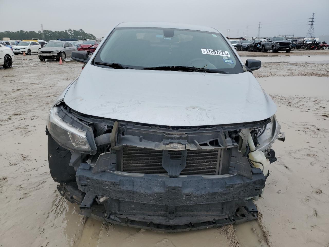 2016 Chevrolet Malibu VIN 1G1ZB5ST4GF327622 Copart auction photo, front end / side damage thumbnail 5