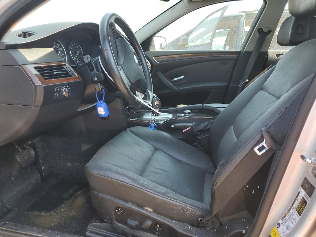 2010 BMW 5er VIN WBANU5C58AC124593 Copart auction photo, water/flood damage thumbnail 7