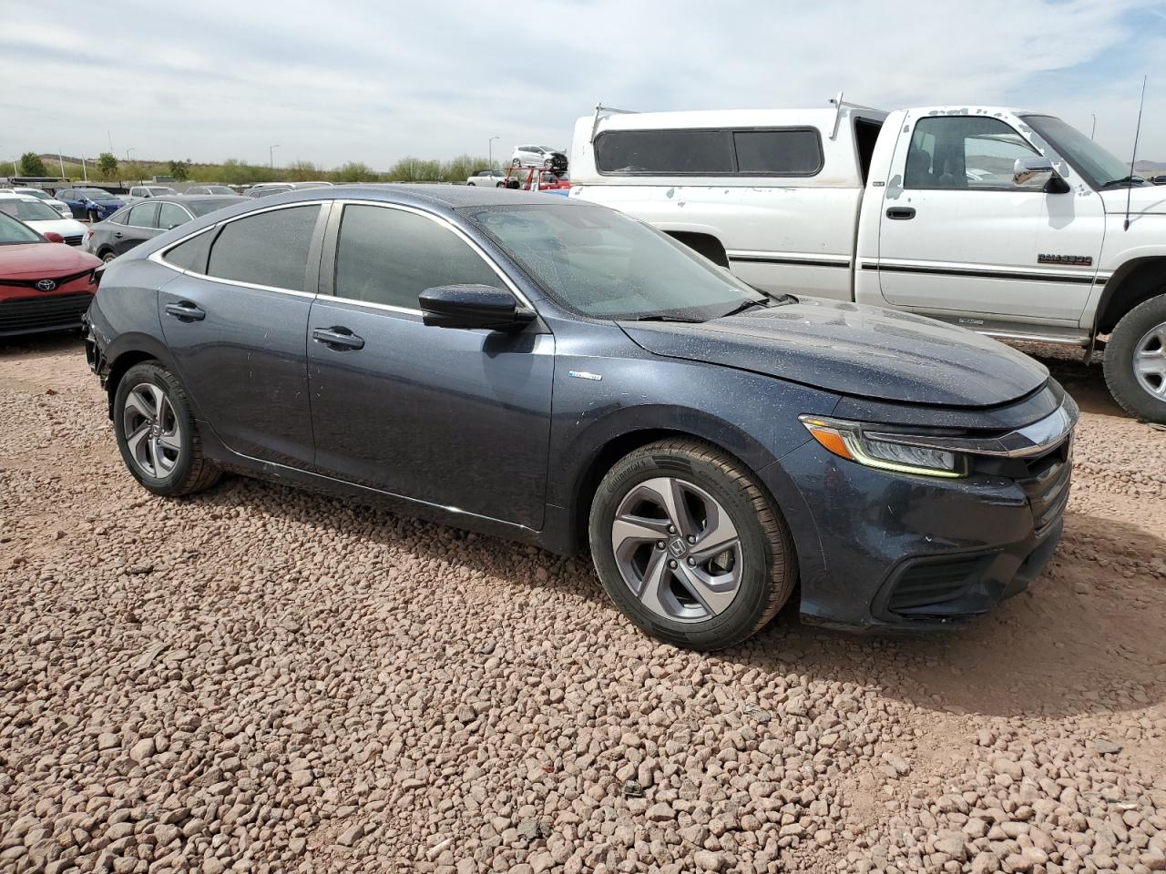 2020 Honda Insight VIN 19XZE4F58LE011701 Copart auction photo, all over damage thumbnail 4