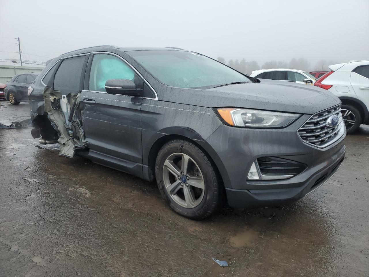2020 Ford Edge VIN 2FMPK4J96LBB14029 Copart auction photo, side / rear end damage thumbnail 4