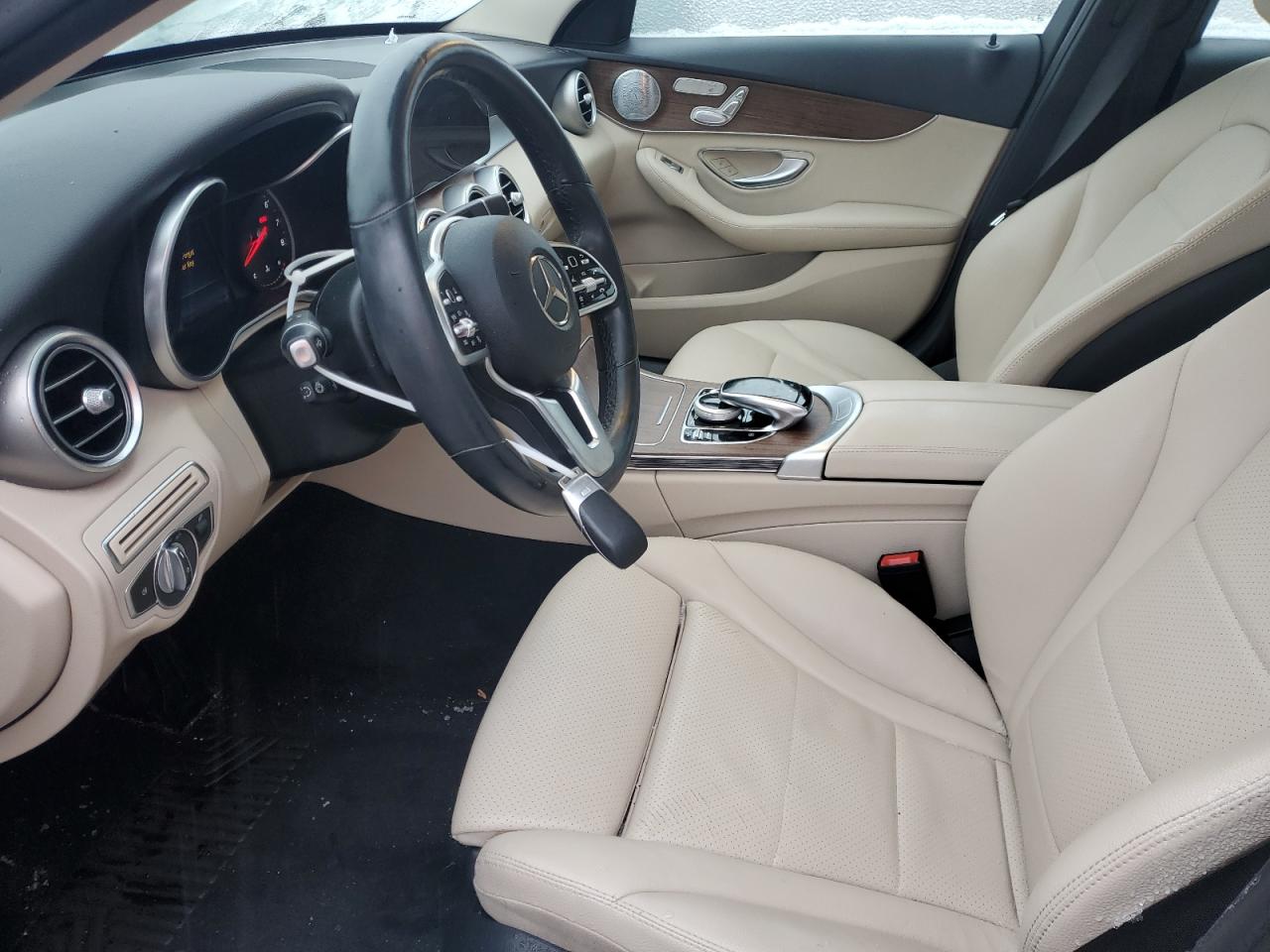 2019 Mercedes-Benz C-klasse VIN 55SWF8EB0KU311707 Copart auction photo, front end damage thumbnail 7