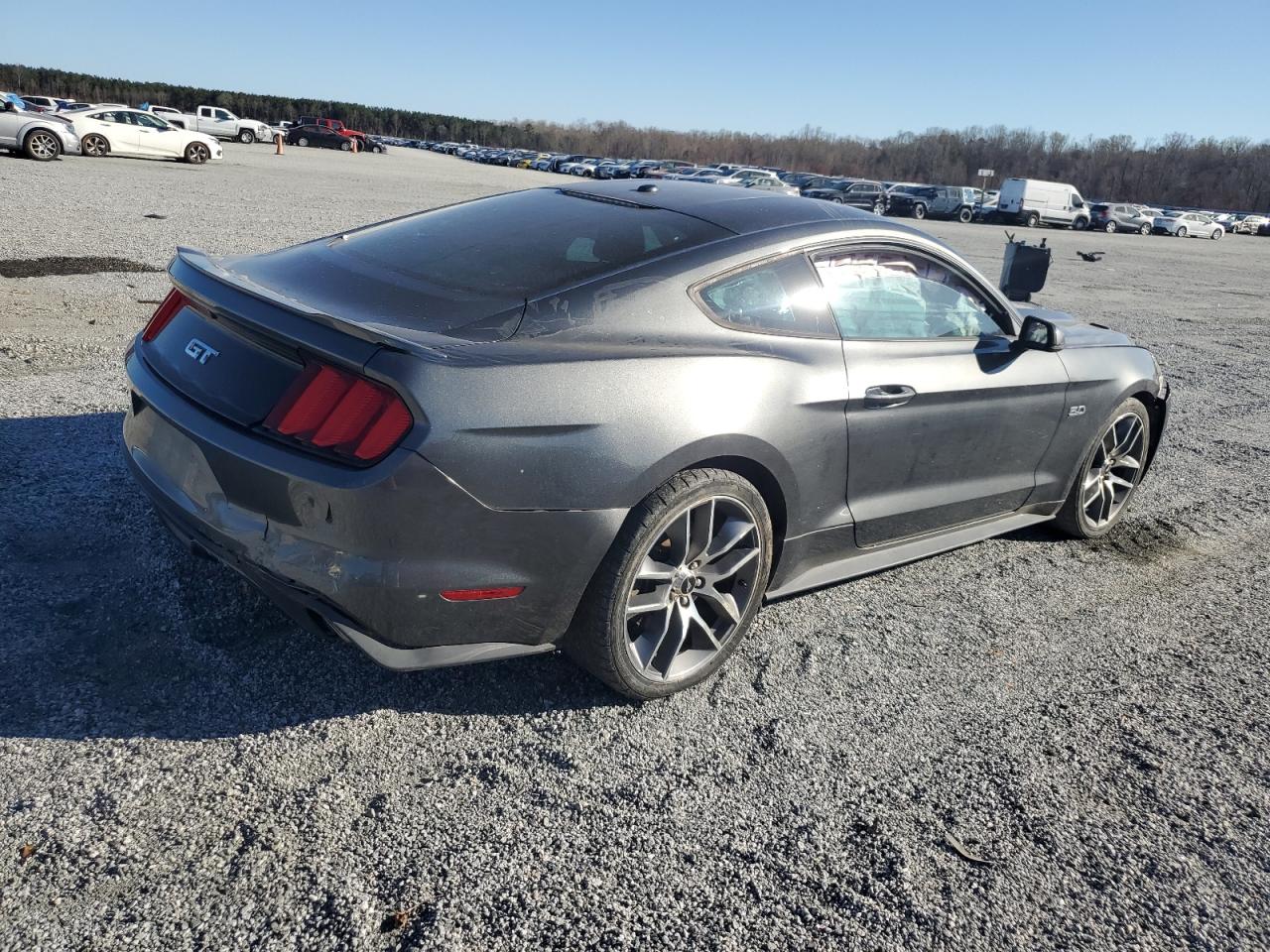 2016 Ford Mustang VIN 1FA6P8CF3G5228520 Copart auction photo, front end / rear end damage thumbnail 3