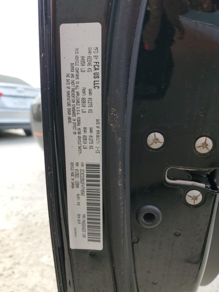 2015 Dodge Challenger VIN 2C3CDZBG2FH770502 Copart auction photo, water/flood damage thumbnail 13