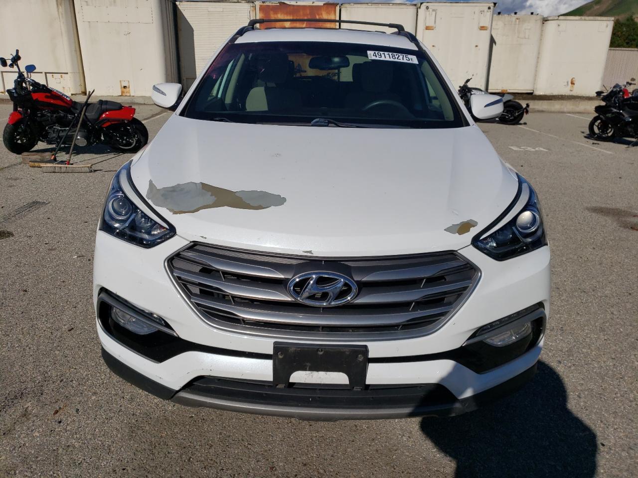 2018 Hyundai Santa Fe VIN 5NMZU3LB5JH079919 Copart auction photo, rear end damage thumbnail 5