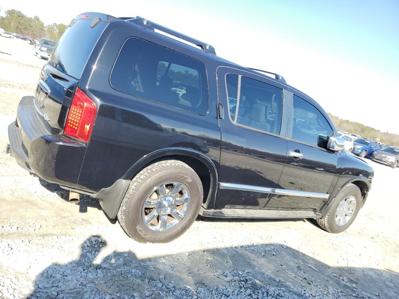 2004 Infiniti QX56 VIN 5N3AA08A74N808274 Copart auction photo, front end / minor dent/scratches damage thumbnail 3
