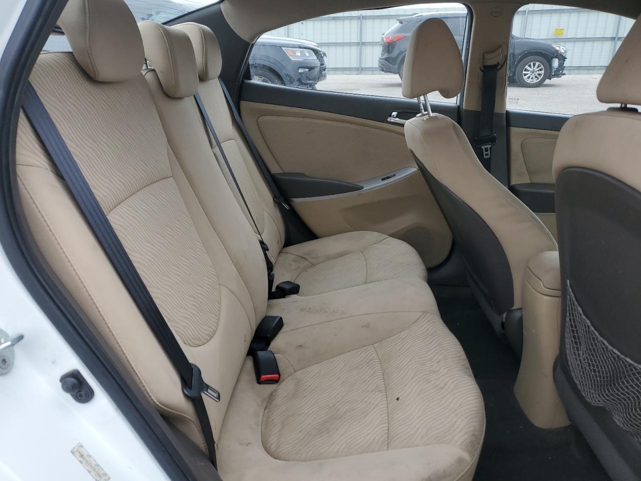 2013 Hyundai Accent VIN KMHCU4AE2DU340361 Copart auction photo, front end / stripped damage thumbnail 10