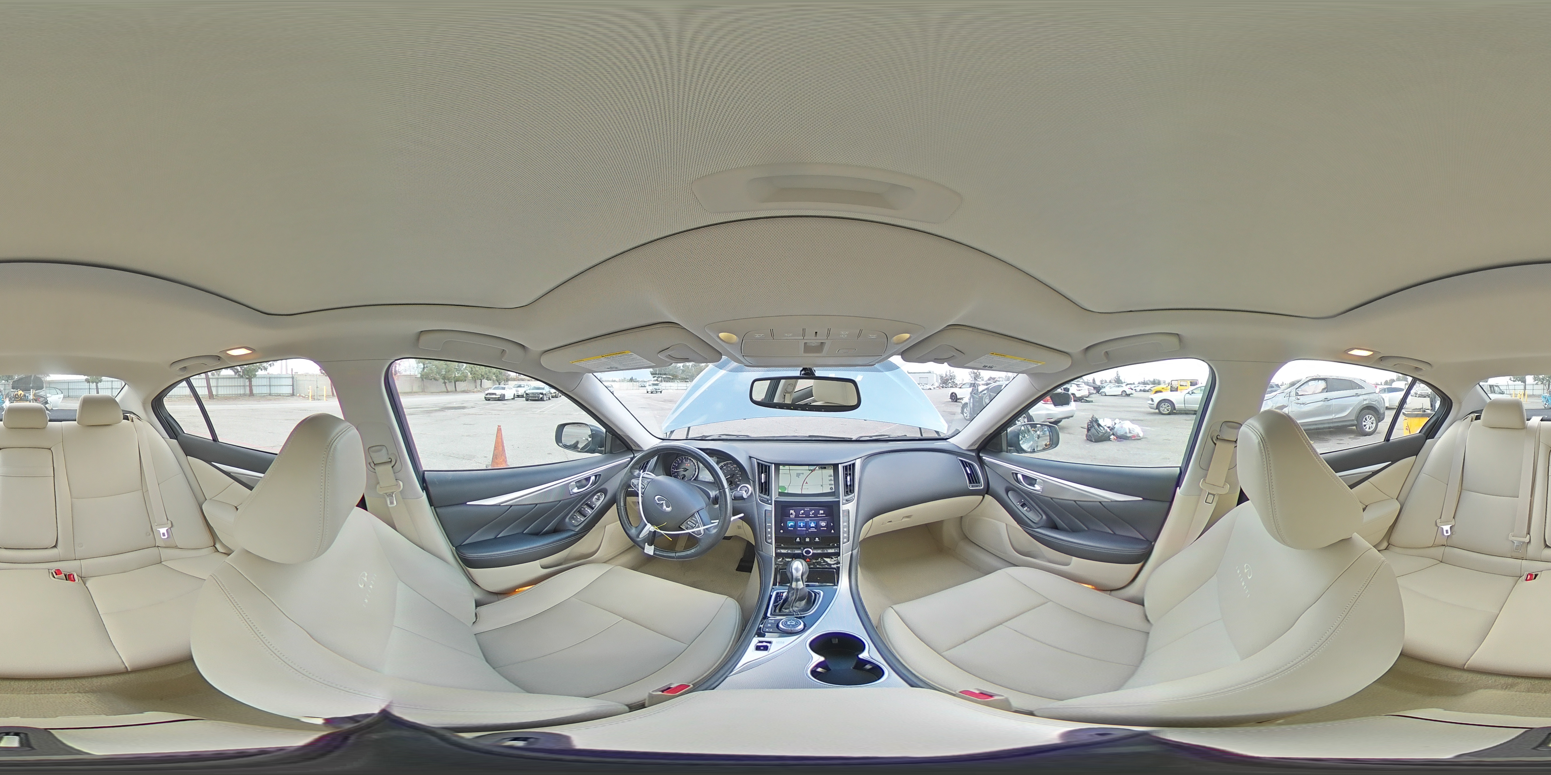 2014 Infiniti Q50 VIN JN1BV7AR2EM685573 Copart auction photo, undercarriage / front end damage thumbnail 12
