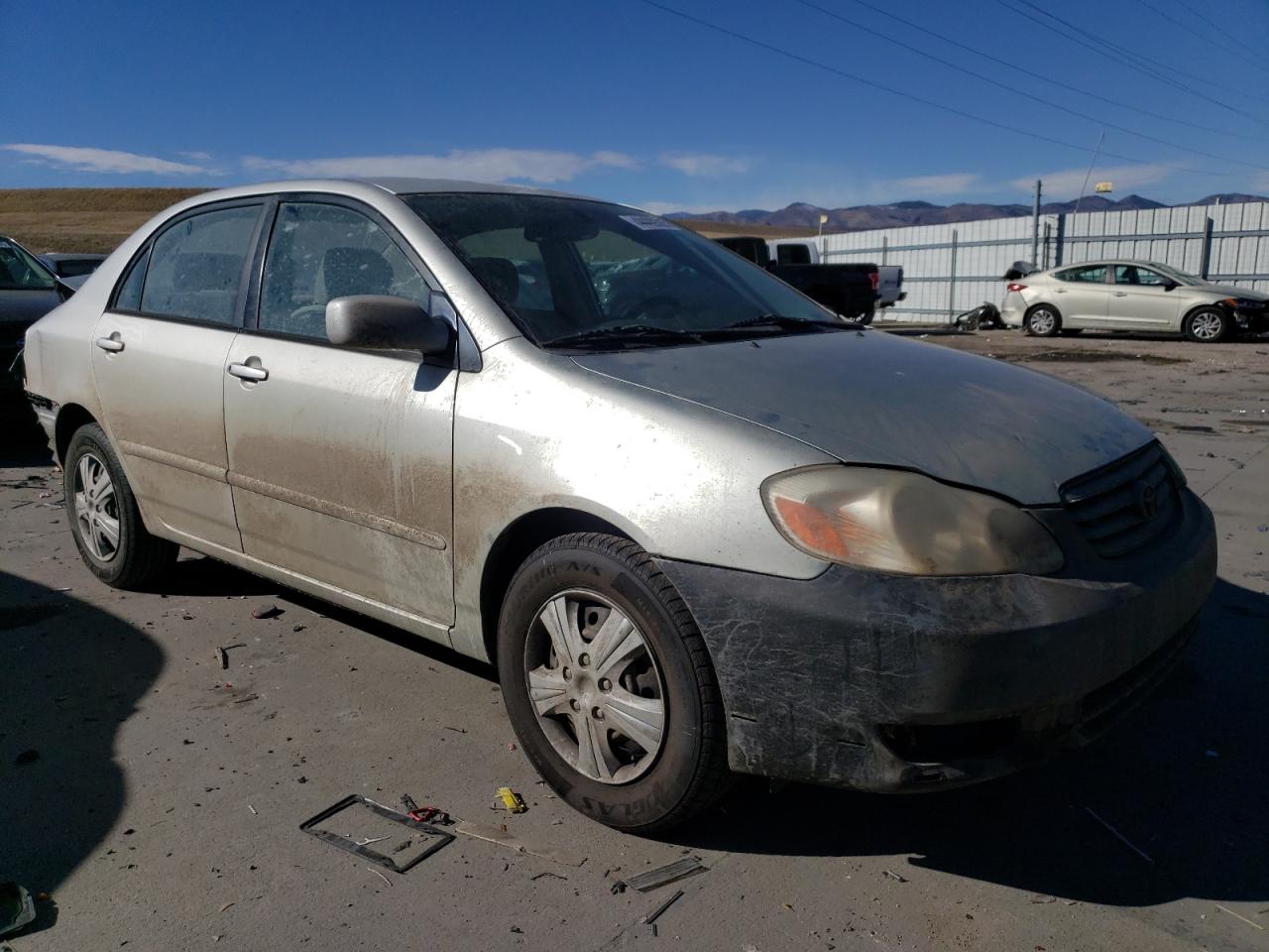 2004 Toyota Corolla VIN 1NXBR32E64Z245047 Copart auction photo, rear end / hail damage thumbnail 4