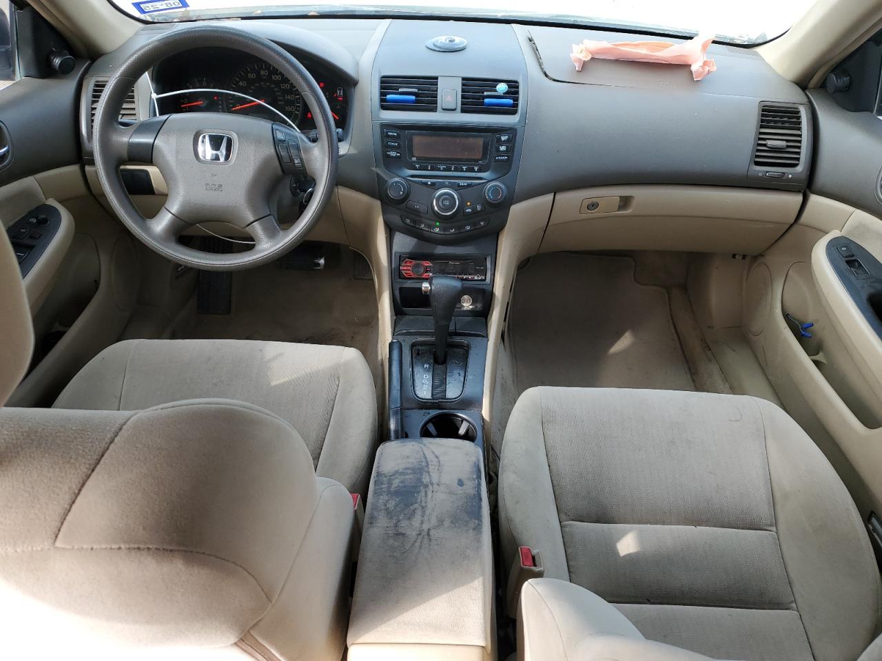 2003 Honda Accord VIN 1HGCM56393A070273 Copart auction photo, front end / side damage thumbnail 8