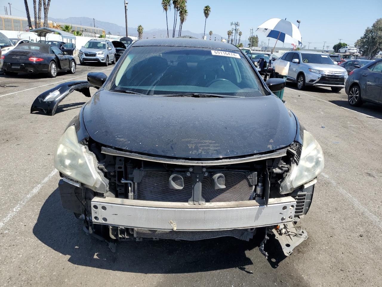 2013 Nissan Altima VIN 1N4AL3AP6DN490998 Copart auction photo, front end / rear end damage thumbnail 5