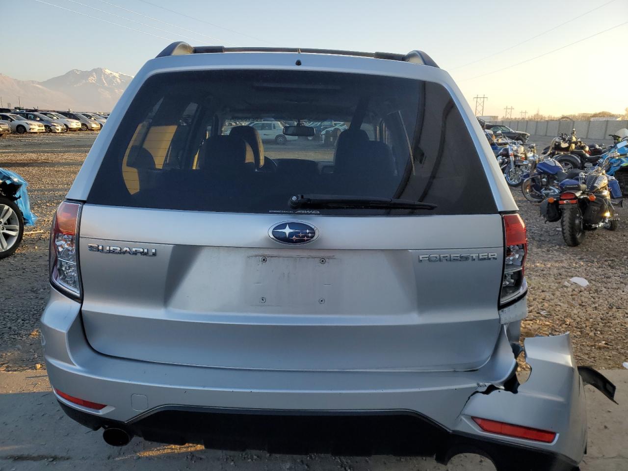 2009 Subaru Forester VIN JF2SH64669H751722 Copart auction photo, front end / rear end damage thumbnail 6