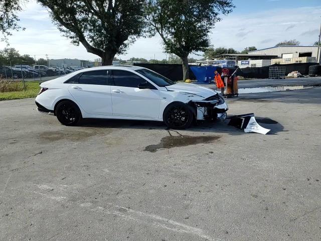 2024 Hyundai Elantra VIN KMHLR4DF0RU728363 Copart auction photo, front end damage thumbnail 11