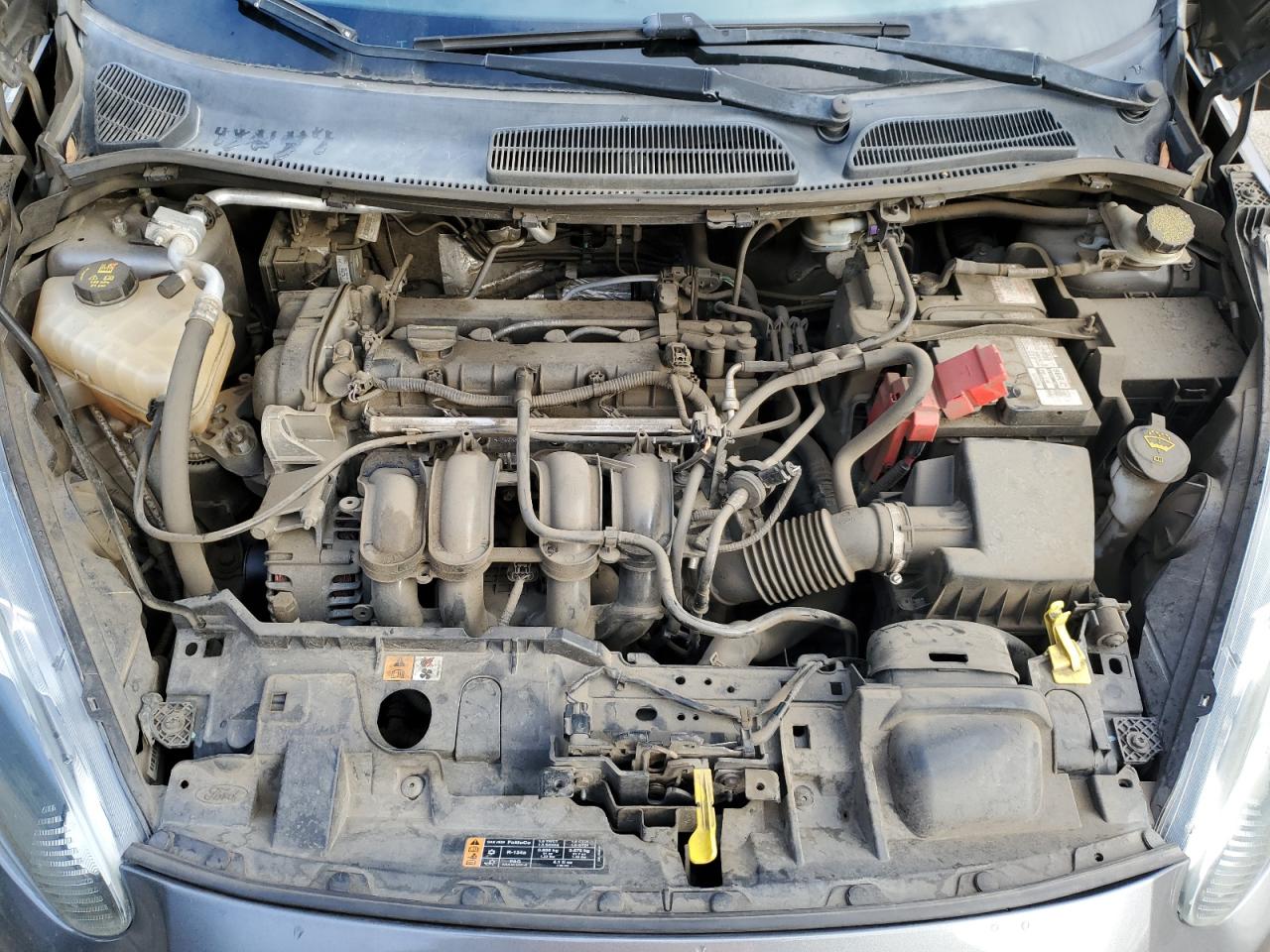 2014 Ford Fiesta VIN 3FADP4BJ9EM160429 Copart auction photo, side / front end damage thumbnail 11