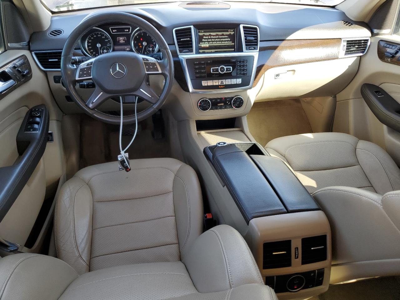 2014 Mercedes-Benz M-klasse VIN 4JGDA5HB6EA363434 Copart auction photo, rear end / mechanical damage thumbnail 8