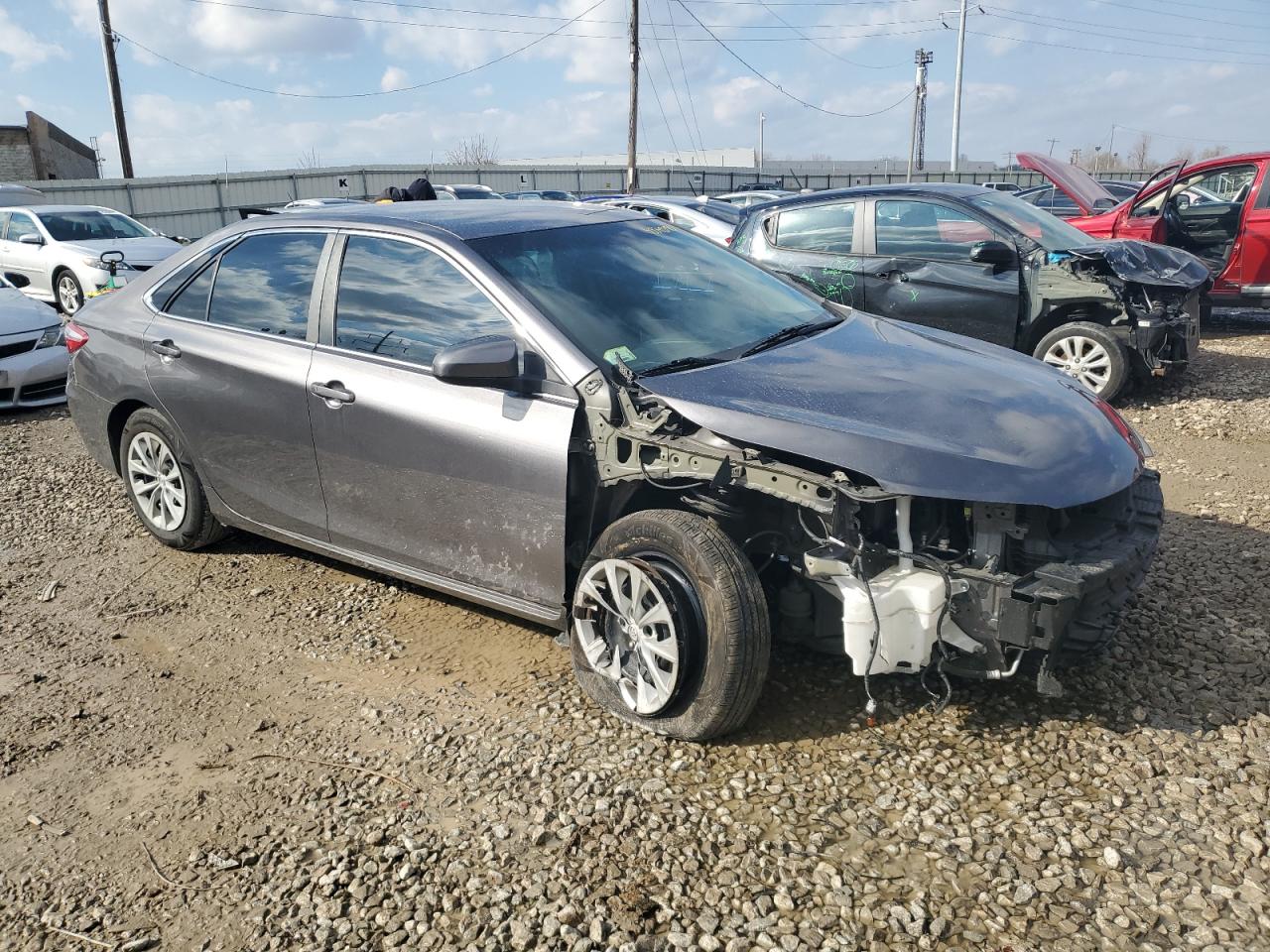 2017 Toyota Camry VIN 4T1BF1FK2HU709325 Copart auction photo, front end damage thumbnail 4