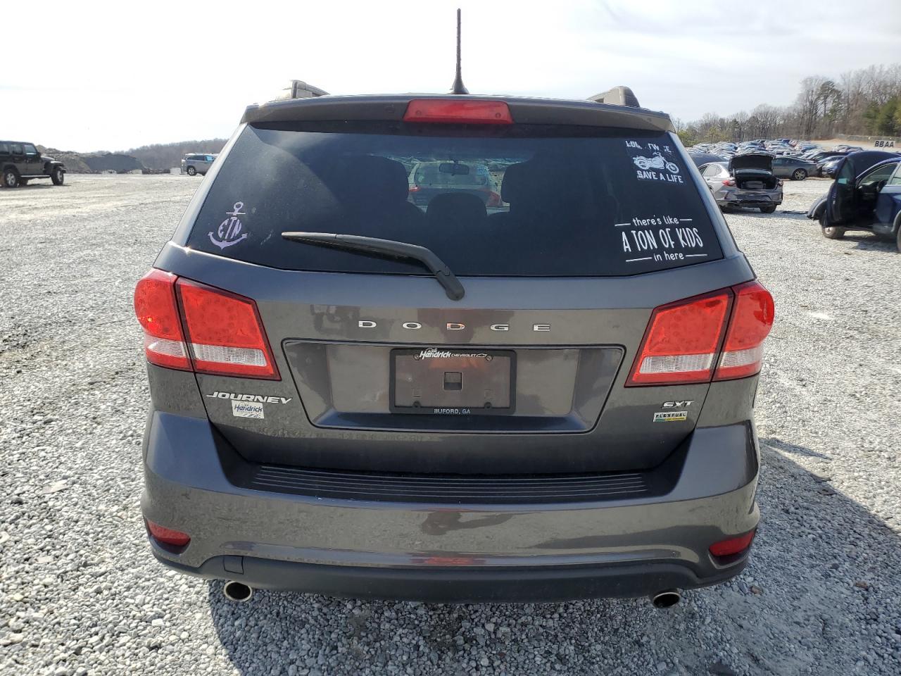 2017 Dodge Journey VIN 3C4PDCBGXHT526780 Copart auction photo, water/flood / front end damage thumbnail 6