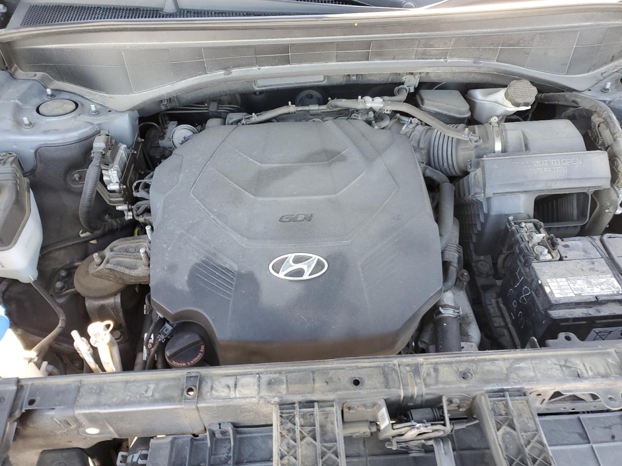 2020 Hyundai Palisade VIN KM8R34HE7LU050702 Copart auction photo, front end / mechanical damage thumbnail 12