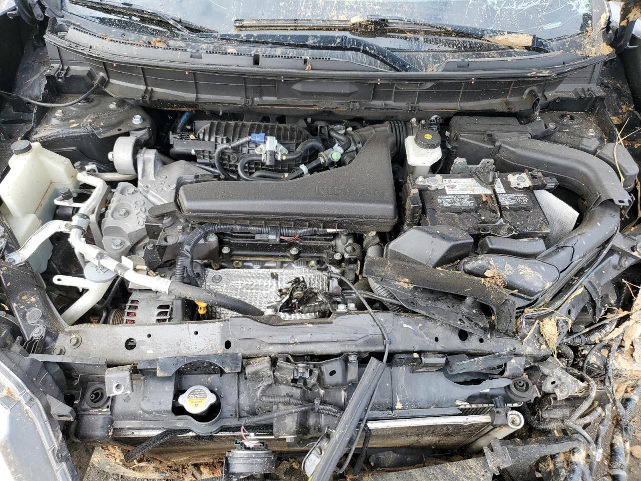 2017 Nissan Rogue VIN 5N1AT2MT6HC844805 Copart auction photo, all over damage thumbnail 13
