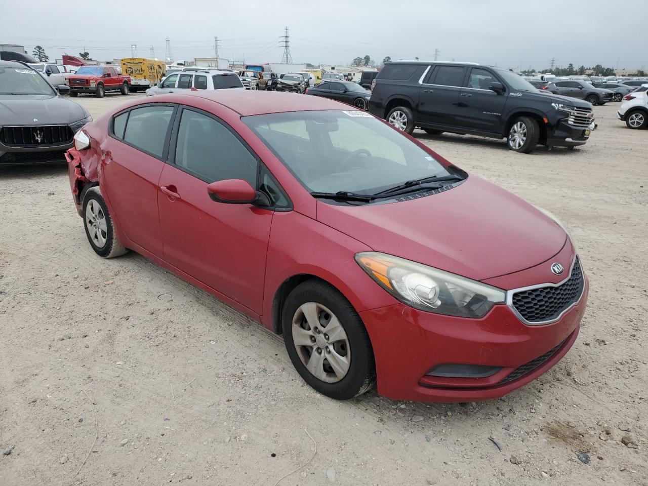 2016 KIA Forte VIN KNAFK4A69G5552010 Copart auction photo, side damage thumbnail 4