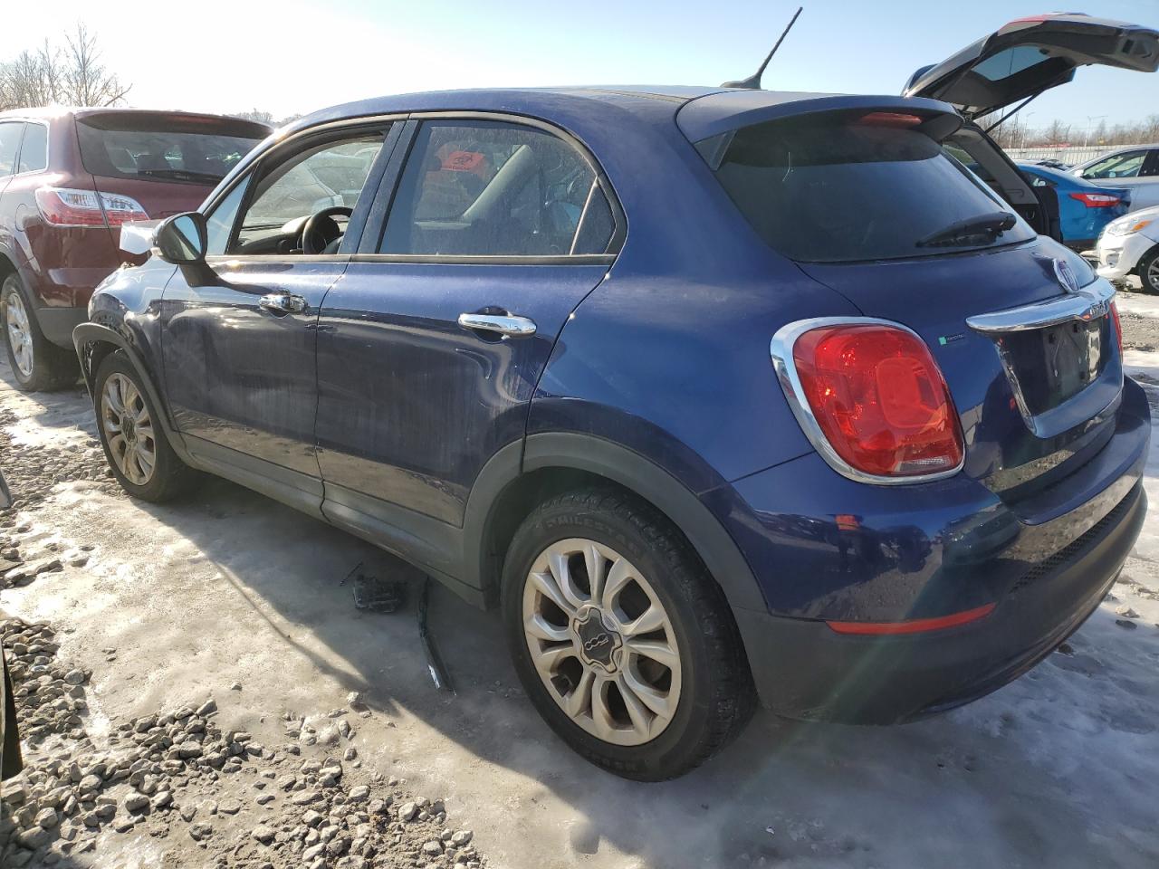 2016 Fiat 500 VIN ZFBCFXBT0GP433446 Copart auction photo, front end damage thumbnail 2