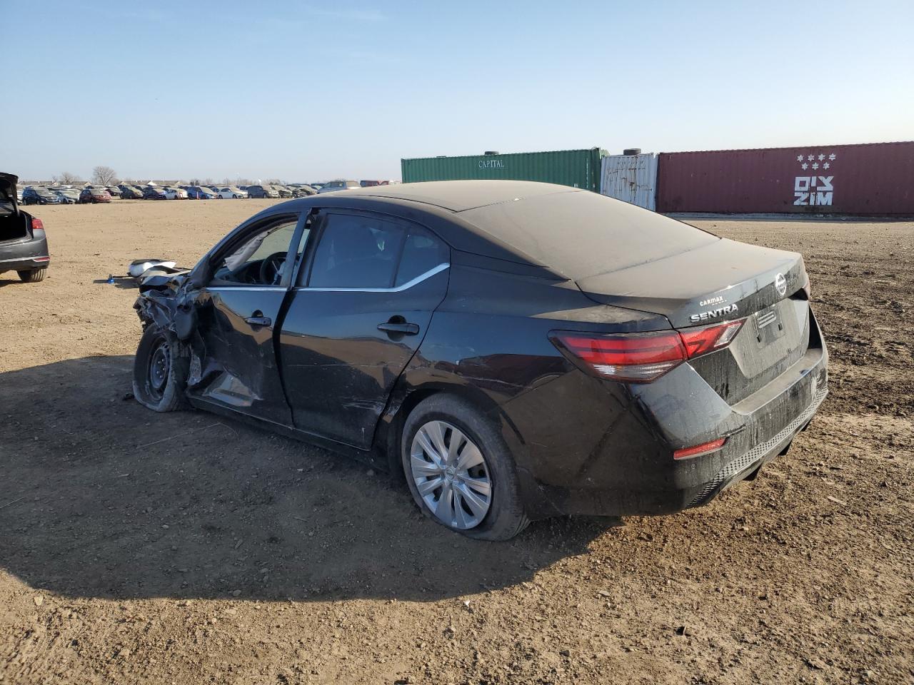 2020 Nissan Sentra VIN 3N1AB8BV5LY259876 Copart auction photo, front end / side damage thumbnail 2