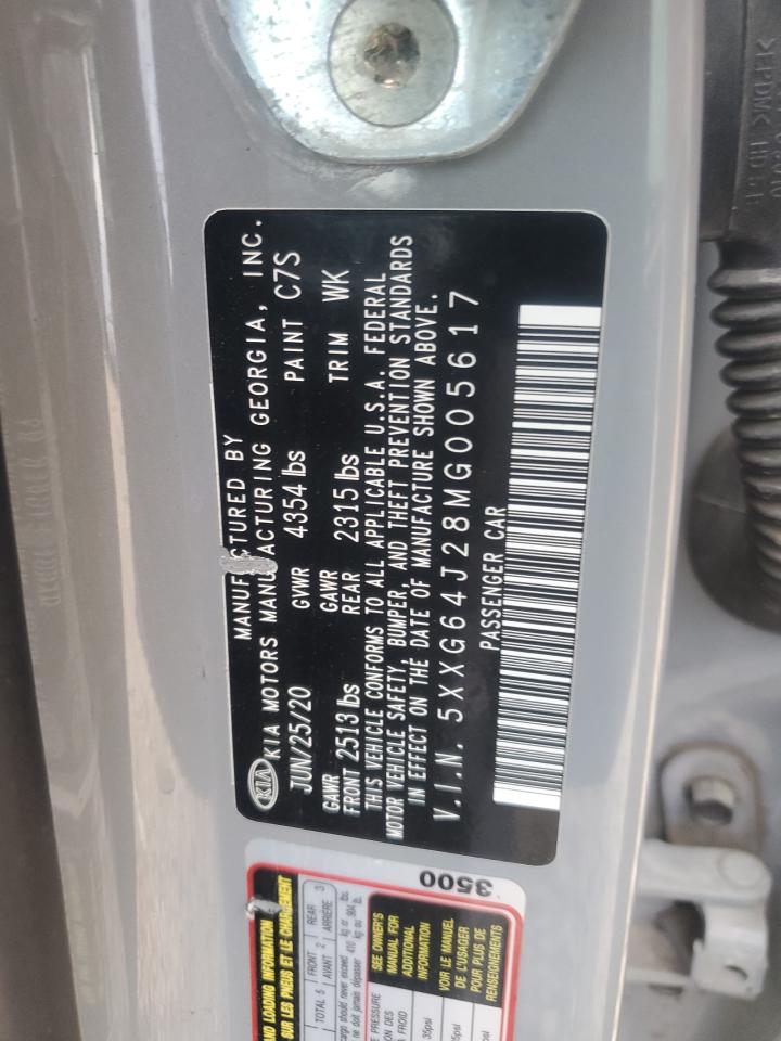 2021 KIA K5 VIN 5XXG64J28MG005617 Copart auction photo, front end damage thumbnail 13