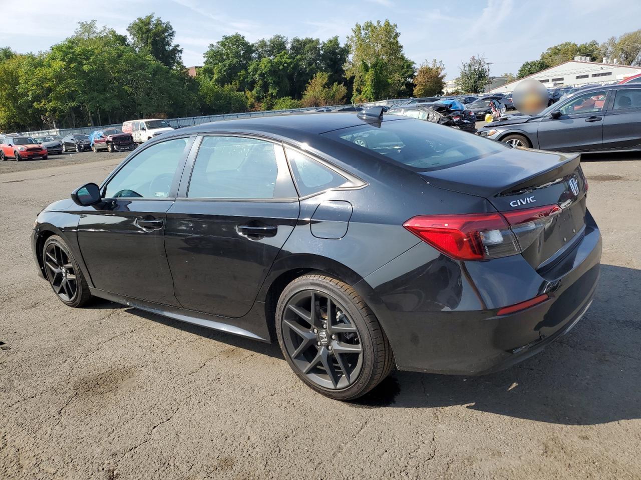 2022 Honda Civic VIN 2HGFE2F5XNH578069 Copart auction photo, front end / minor dent/scratches damage thumbnail 2