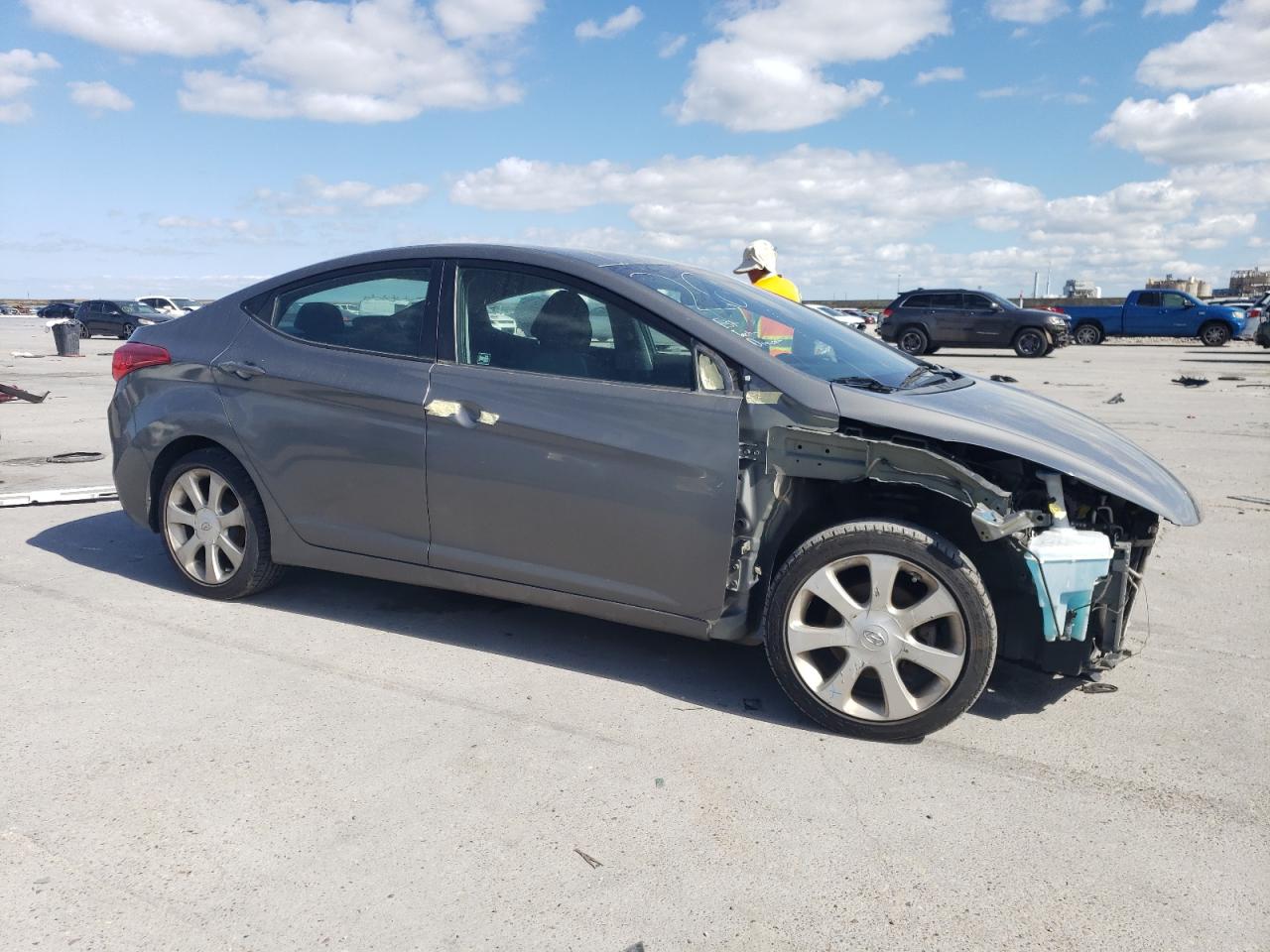 2013 Hyundai Elantra VIN 5NPDH4AE7DH379907 Copart auction photo, front end damage thumbnail 4