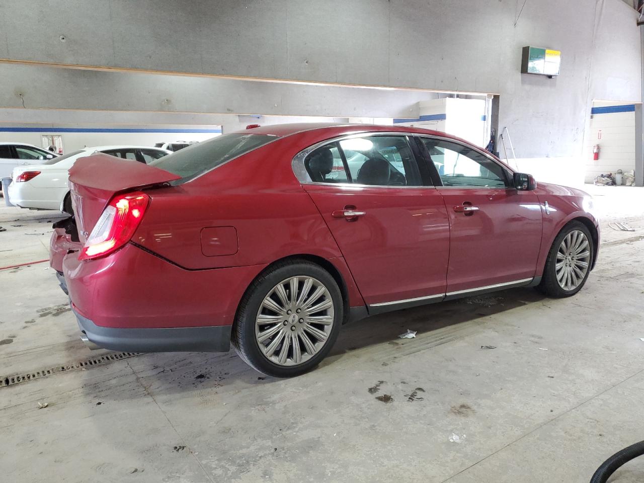2013 Lincoln MKS VIN 1LNHL9DK7DG616426 Copart auction photo, rear end / all over damage thumbnail 3
