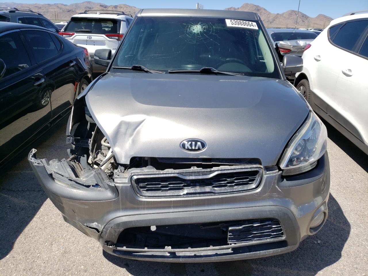 2013 KIA Soul VIN KNDJT2A67D7541523 Copart auction photo, front end damage thumbnail 5
