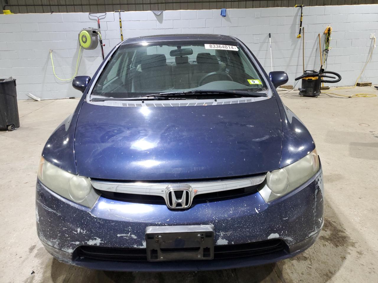 2007 Honda Civic VIN 1HGFA16807L046013 Copart auction photo, front end / minor dent/scratches damage thumbnail 5