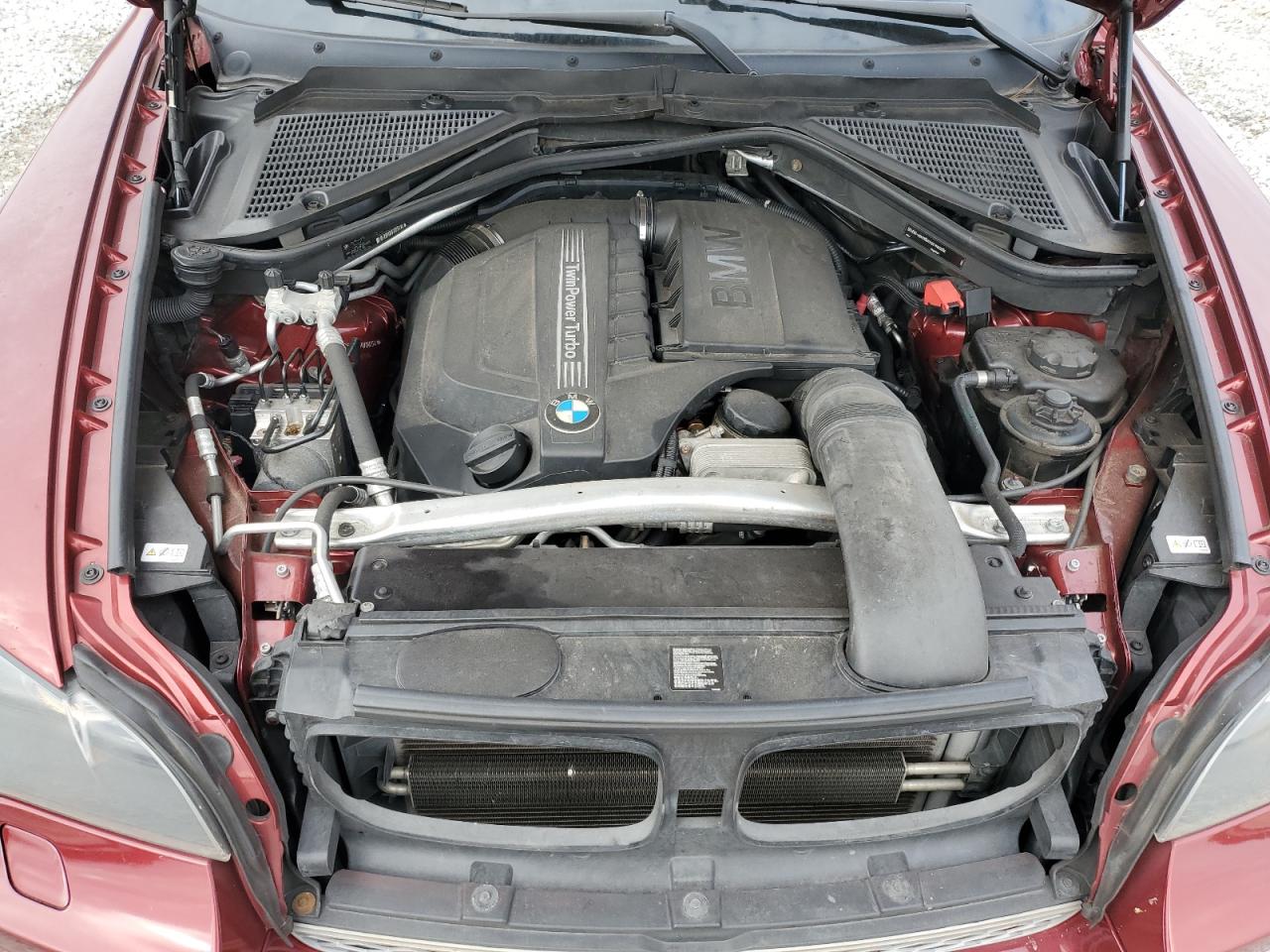 2012 BMW X6 VIN 5UXFG2C57CL780654 Copart auction photo, rear end / undercarriage damage thumbnail 12