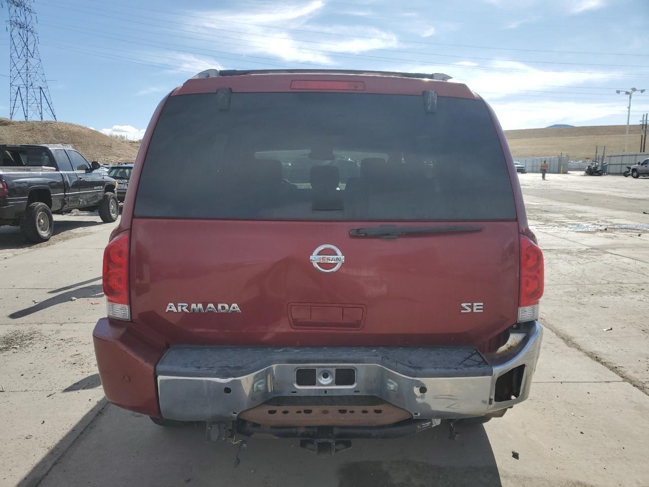 2006 Nissan Armada VIN 5N1AA08B86N716126 Copart auction photo, rear end / front end damage thumbnail 6