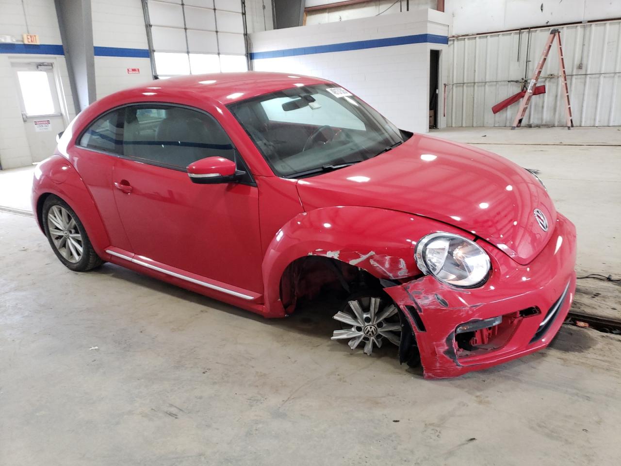 2017 Volkswagen Beetle VIN 3VWJ17AT4HM616468 Copart auction photo, front end / undercarriage damage thumbnail 4