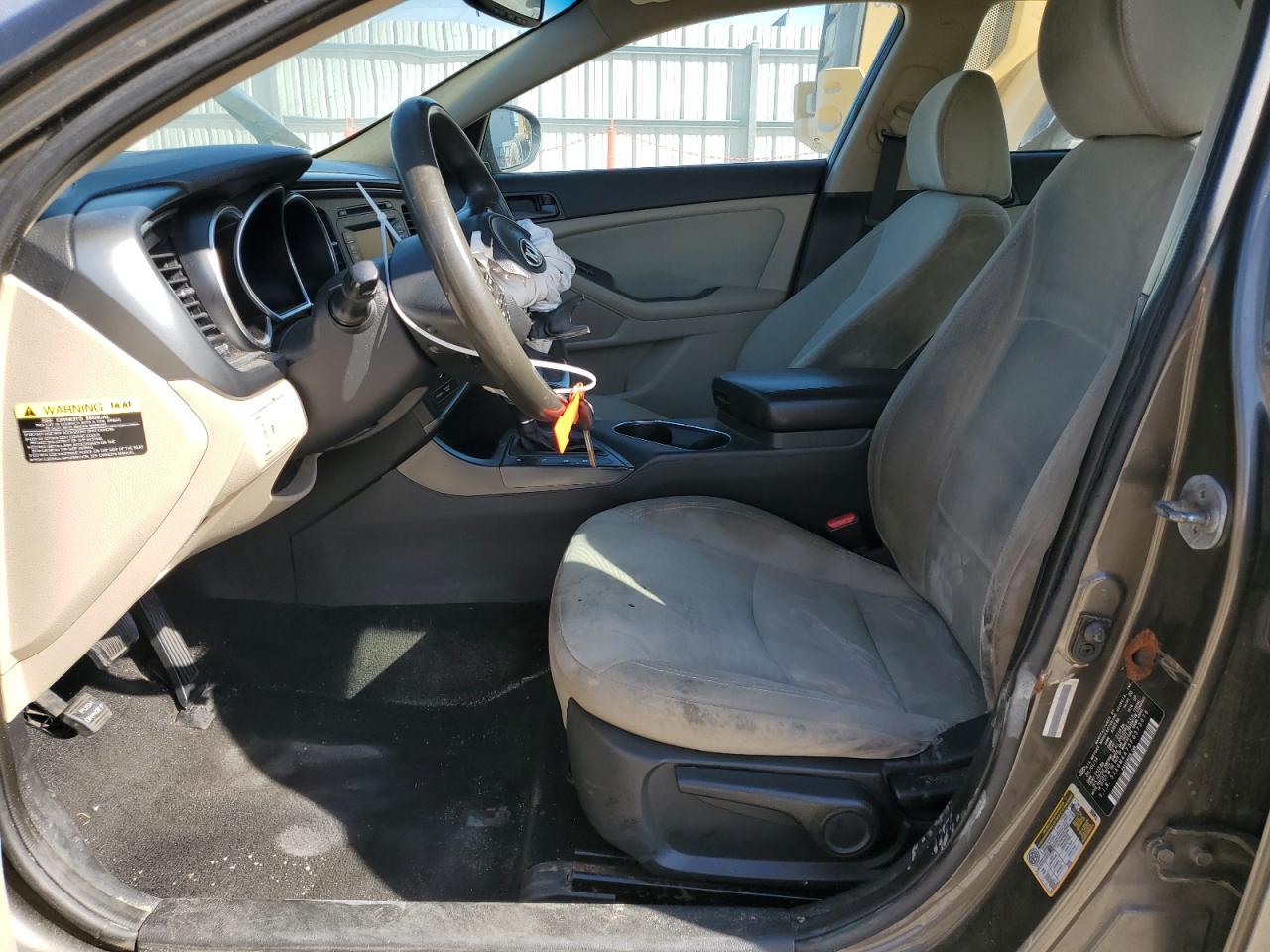 2015 KIA Optima VIN 5XXGM4A73FG373076 Copart auction photo, front end damage thumbnail 7