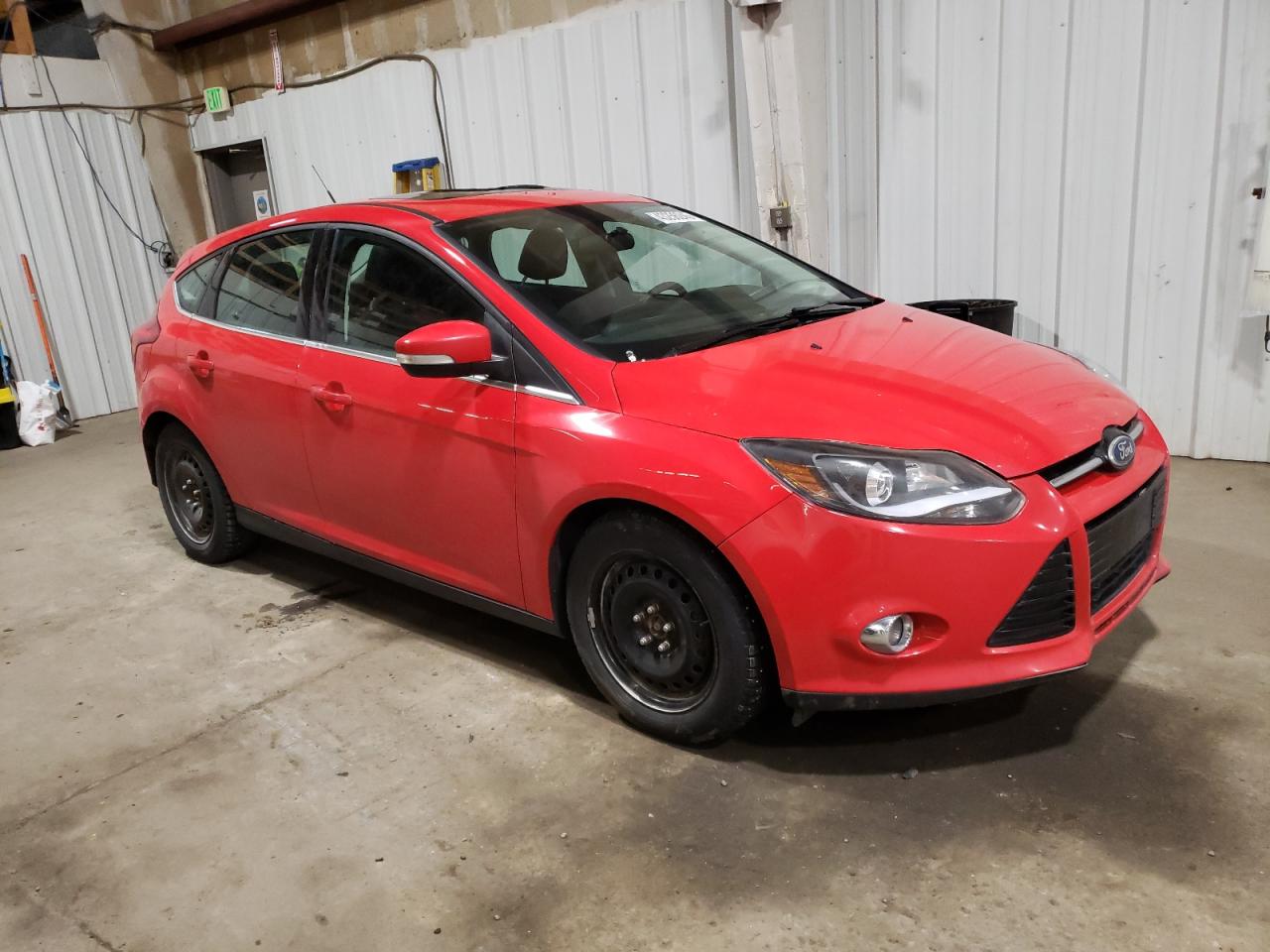 2012 Ford Focus VIN 1FAHP3M23CL167943 Copart auction photo, top/roof / all over damage thumbnail 4