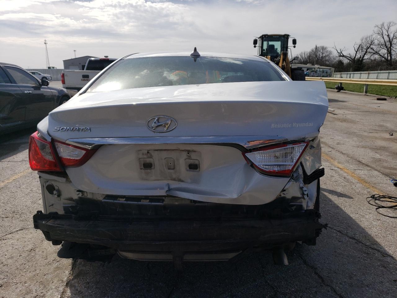 2014 Hyundai Sonata VIN 5NPEB4AC8EH879533 Copart auction photo, rear end / side damage thumbnail 6