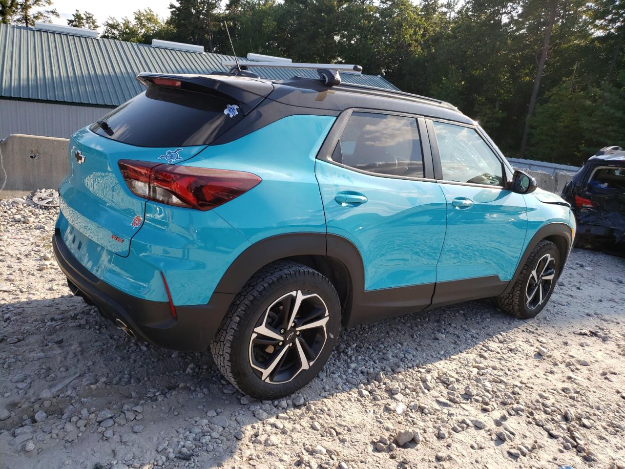 2022 Chevrolet TrailBlazer VIN KL79MTSL1NB009545 Copart auction photo, front end / minor dent/scratches damage thumbnail 3