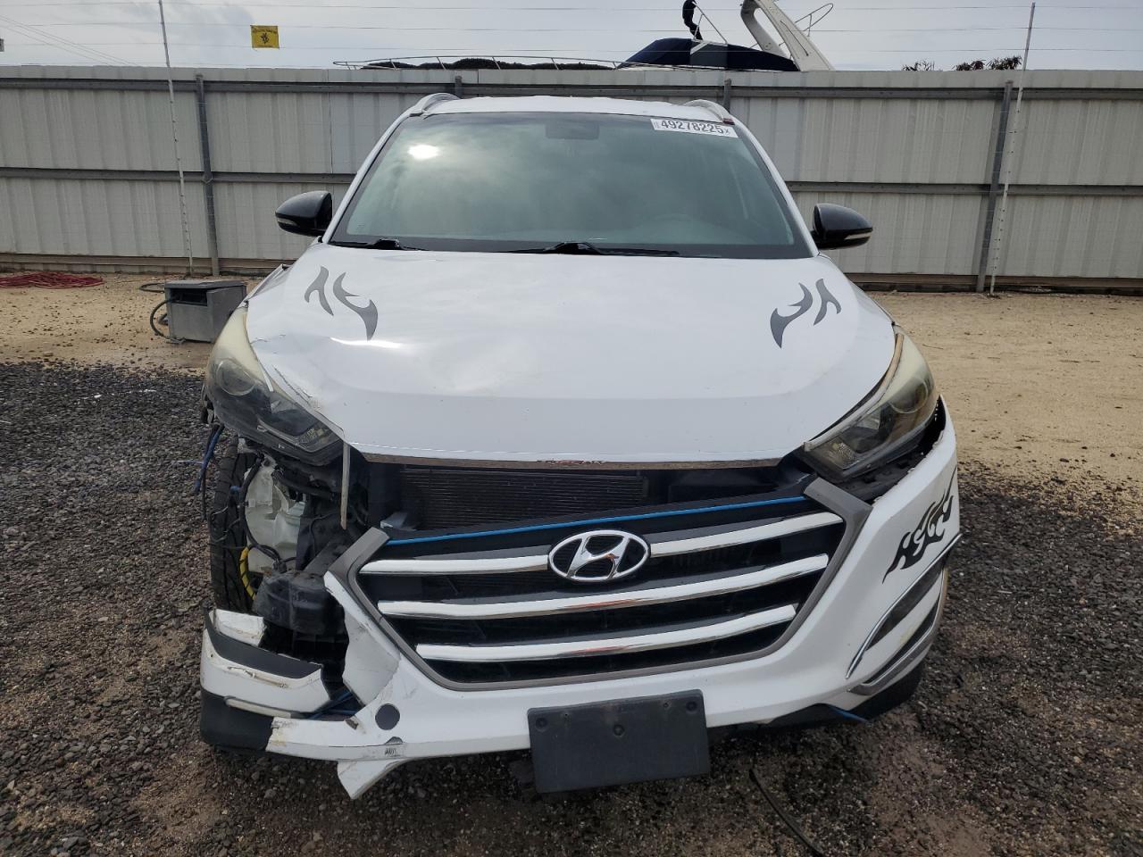 2016 Hyundai Tucson VIN KM8J33A28GU146898 Copart auction photo, front end damage thumbnail 5