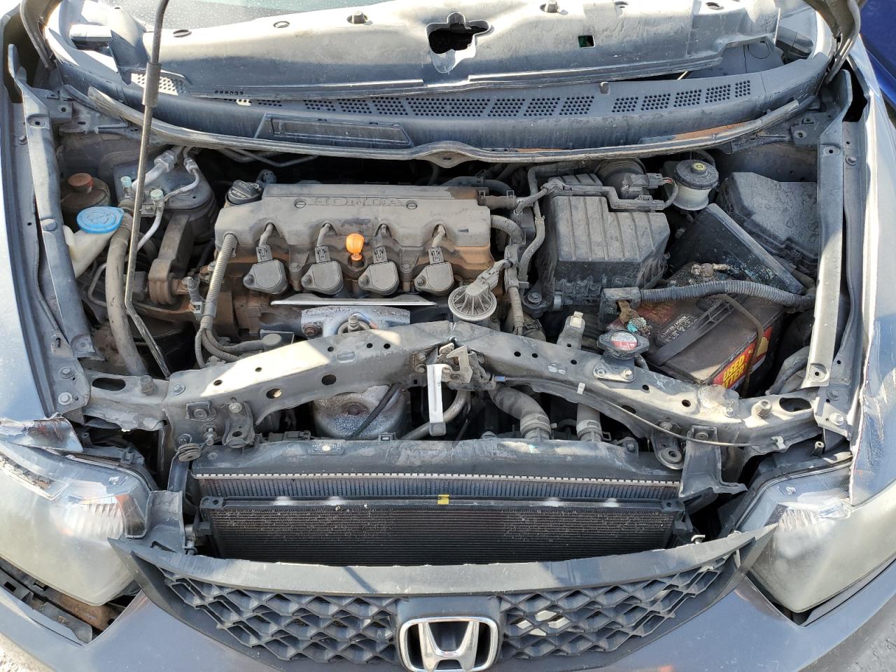 2010 Honda Civic VIN 2HGFG1B63AH513576 Copart auction photo, front end damage thumbnail 11