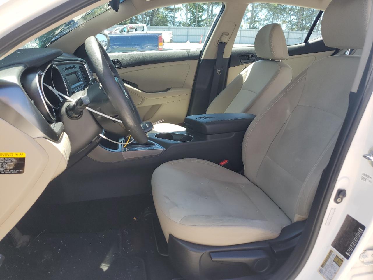 2014 KIA Optima VIN KNAGM4A79E5453093 Copart auction photo, all over damage thumbnail 7