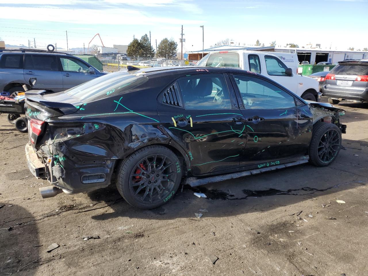 2021 Toyota Camry VIN 4T1KZ1AK0MU048502 Copart auction photo, side damage thumbnail 3