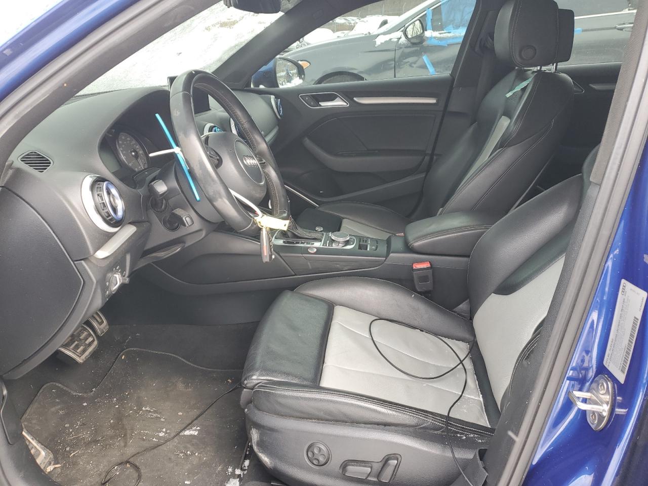 2016 Audi S3 VIN WAUB1GFF9G1038581 Copart auction photo, undercarriage / all over damage thumbnail 7