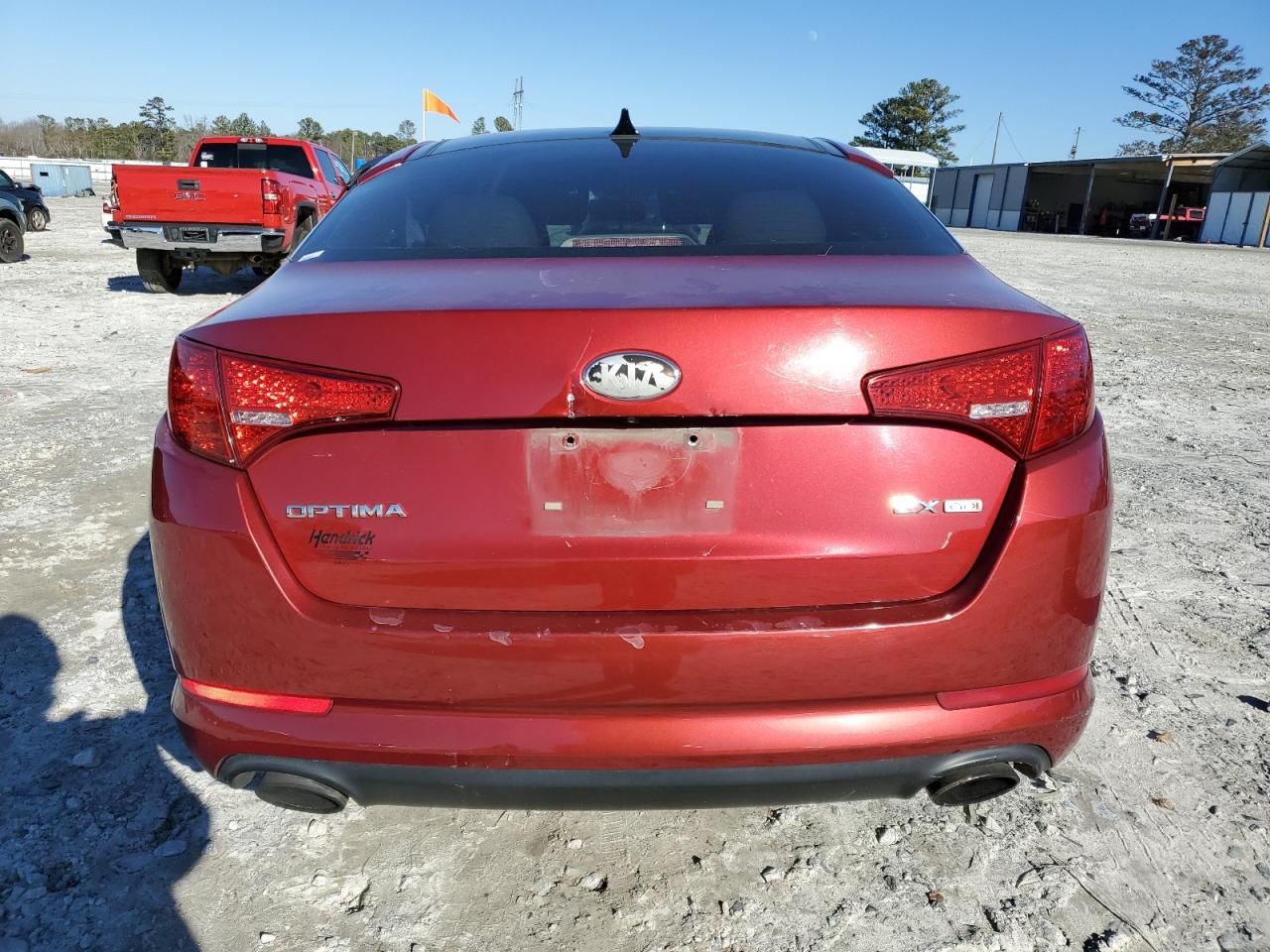 2013 KIA Optima VIN 5XXGN4A75DG109352 Copart auction photo, all over damage thumbnail 6