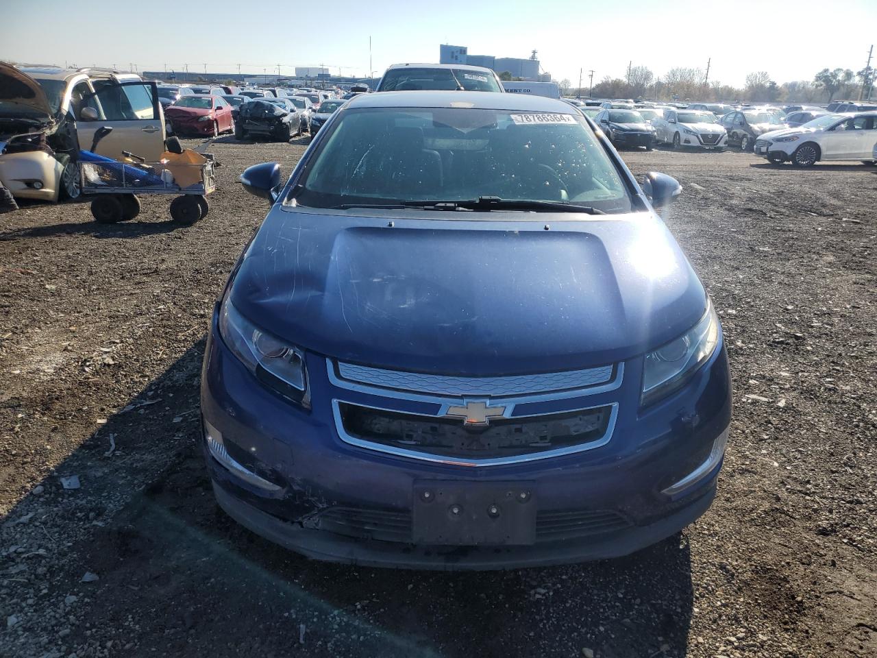 2013 Chevrolet Volt VIN 1G1RD6E42DU134655 Copart auction photo, front end damage thumbnail 5