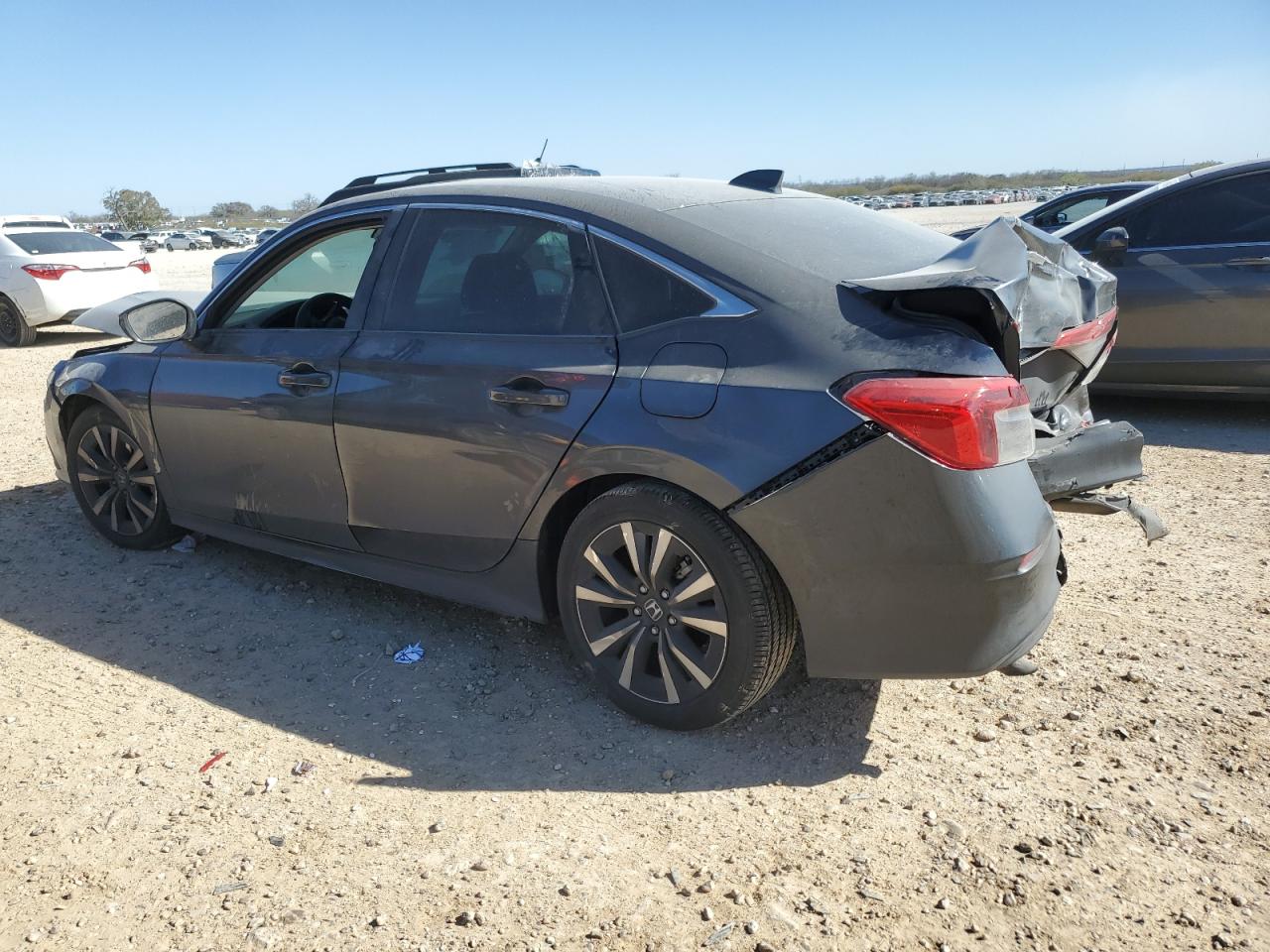 2024 Honda Civic VIN 2HGFE1F74RH335598 Copart auction photo, rear end / front end damage thumbnail 2